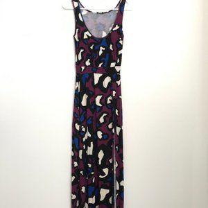Soft Patch Patten Casual Long Dress - Brand New